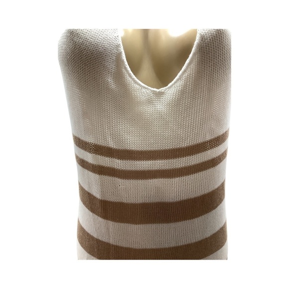 Cha Cha Striped Side Slit marked size 3X but would fit an extra large. New - Picture 6 of 10